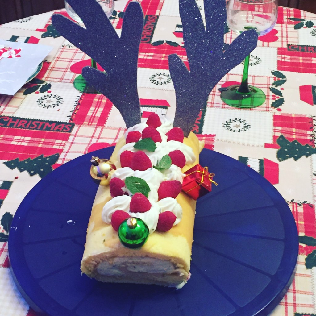 Buche Citron vert-framboise-Chocolat