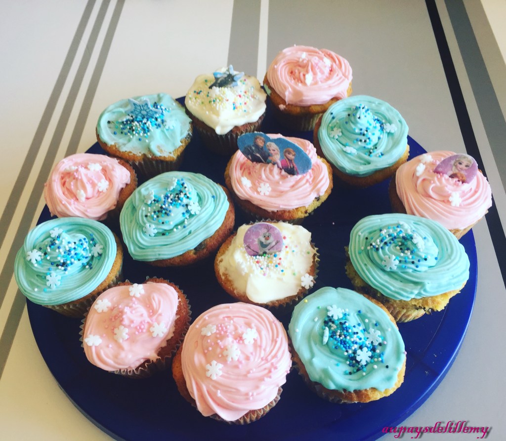 Cupcakes Vanille/Reine des&nbsp;neiges