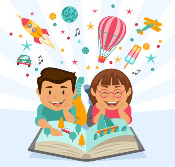 des-enfants-heureux-de-lire-un-livre-imaginative_23-2147533259