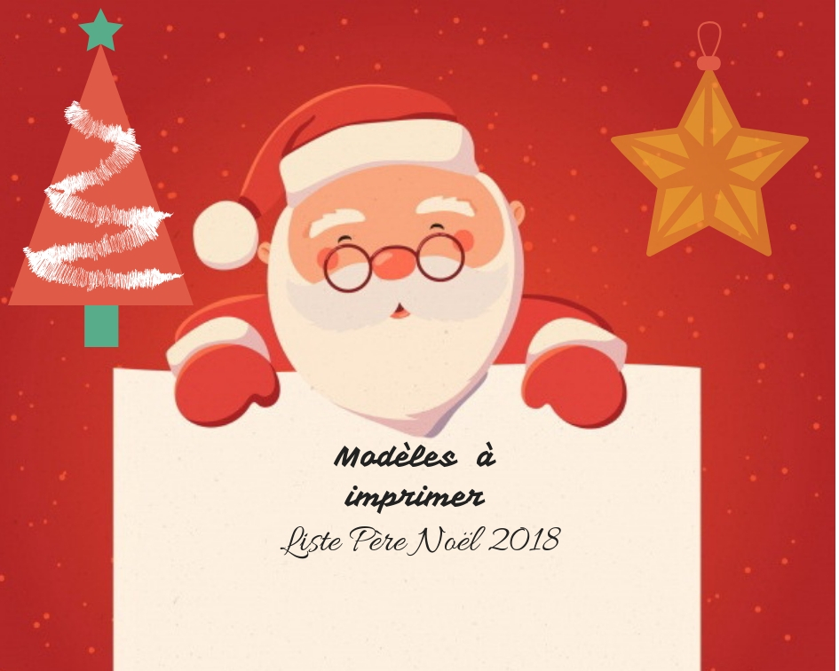 Free Printable :lettre Père Noël&nbsp;2018